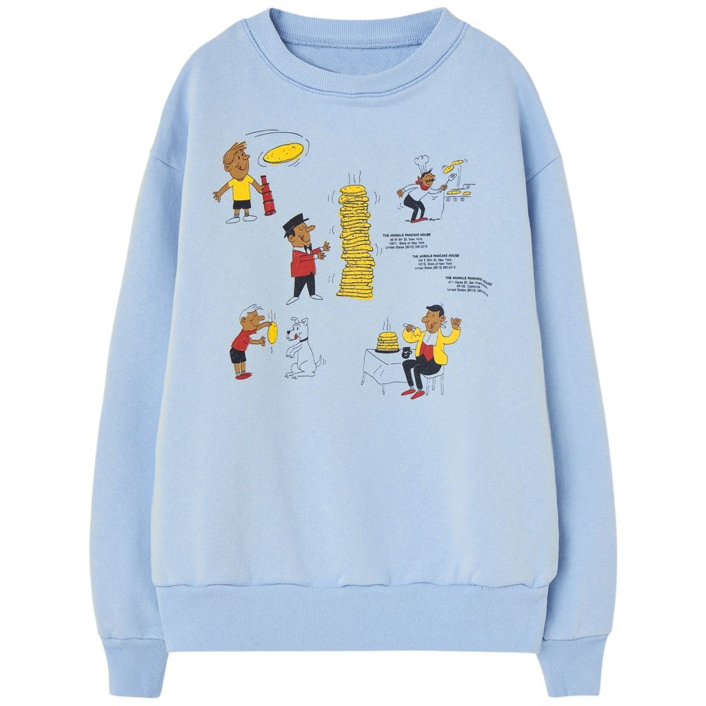 Bear Kid Sweatshirt Soft Blue