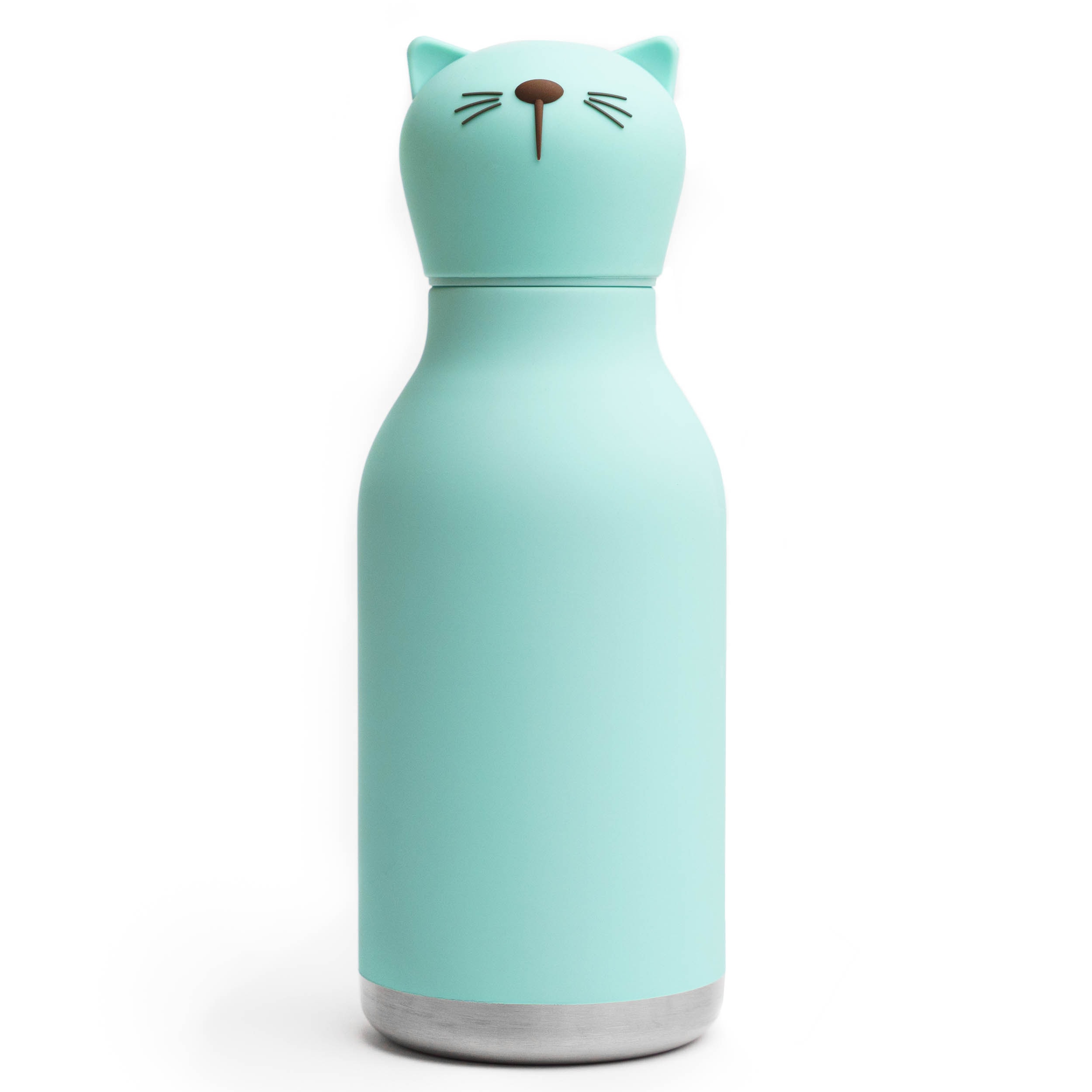 Bestie Cat Water Bottle Green 
