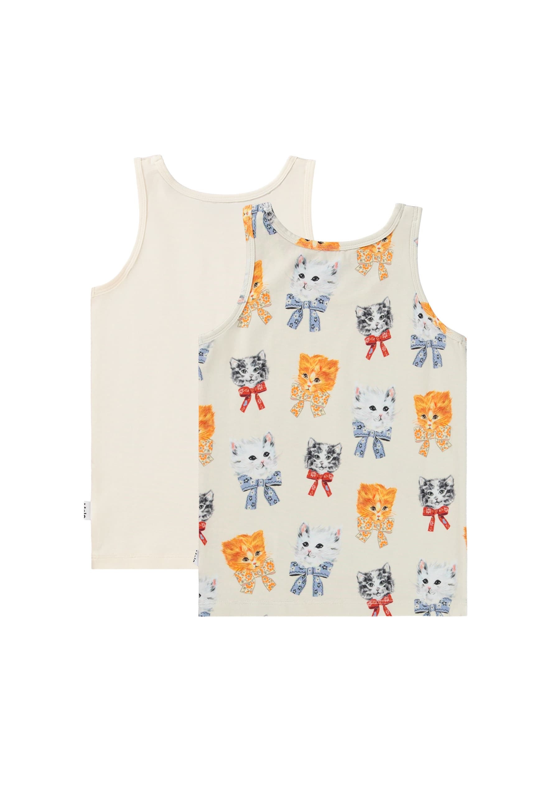 GOTS Jeanie 2-Pack Linnen Retro Kittens
