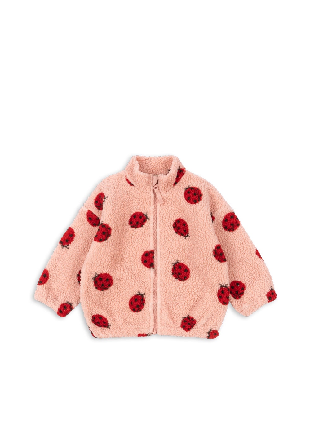 Jody Teddy Jacket Grs Ladybug Pink