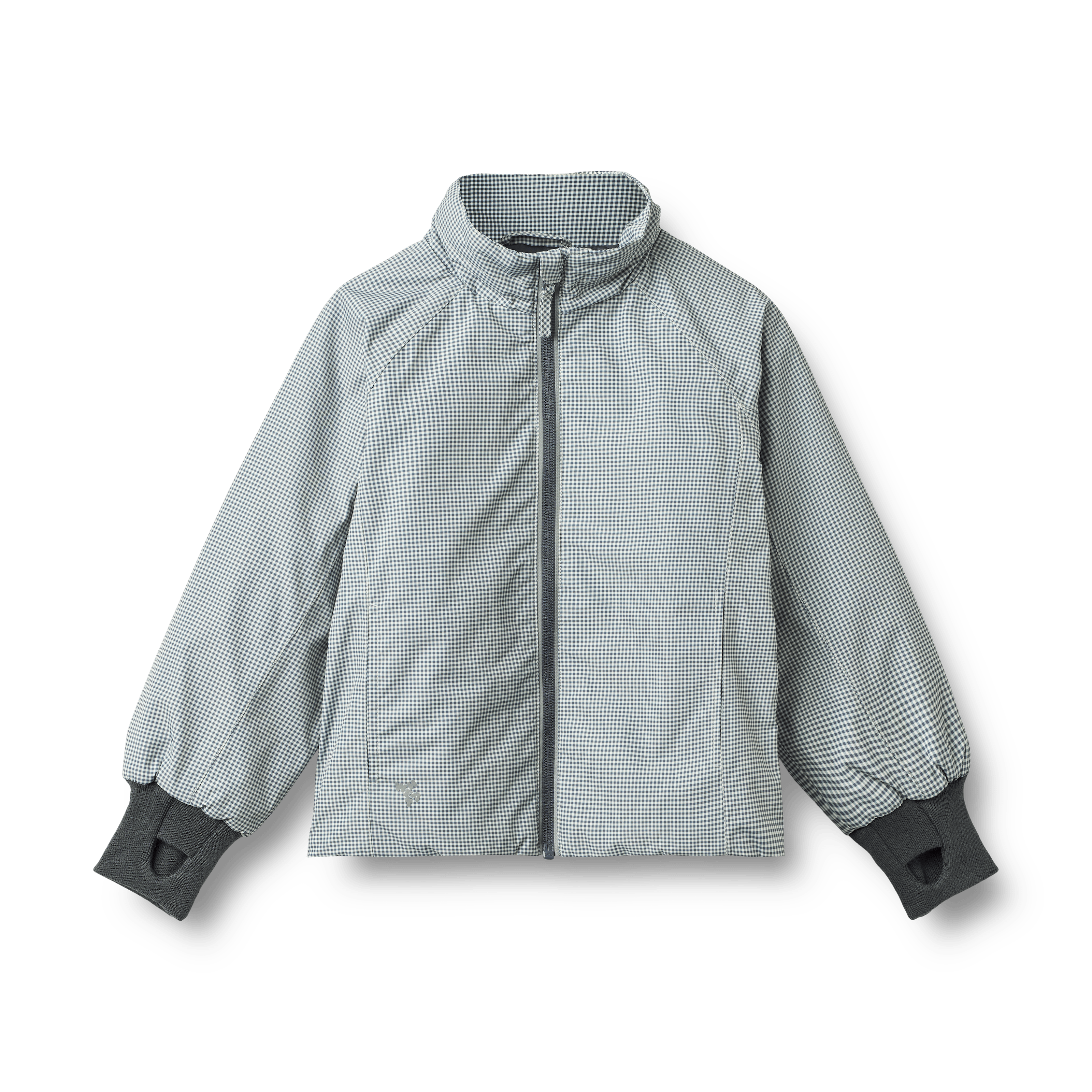 Lightweight Puffer Jacket Sollo Blue Check