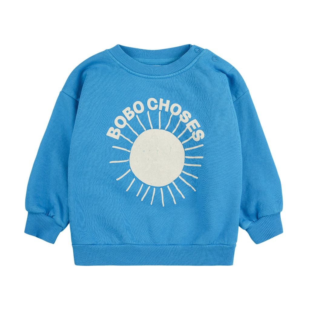 Baby Sun Sweatshirt Turquoise