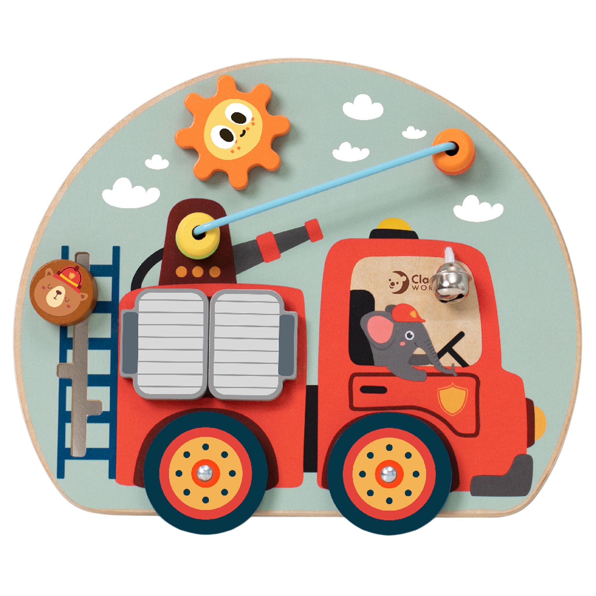 Fire Engine Activity Board Red