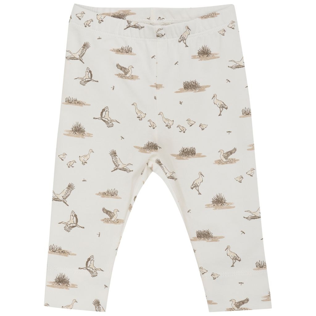 GOTS Painettu Legginssi Coconut Milk