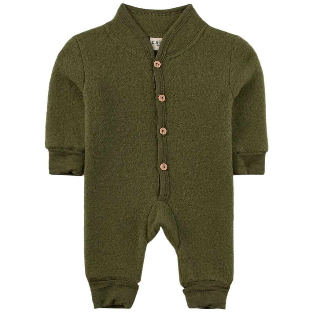 Wool Fleece Haalari Moss Green