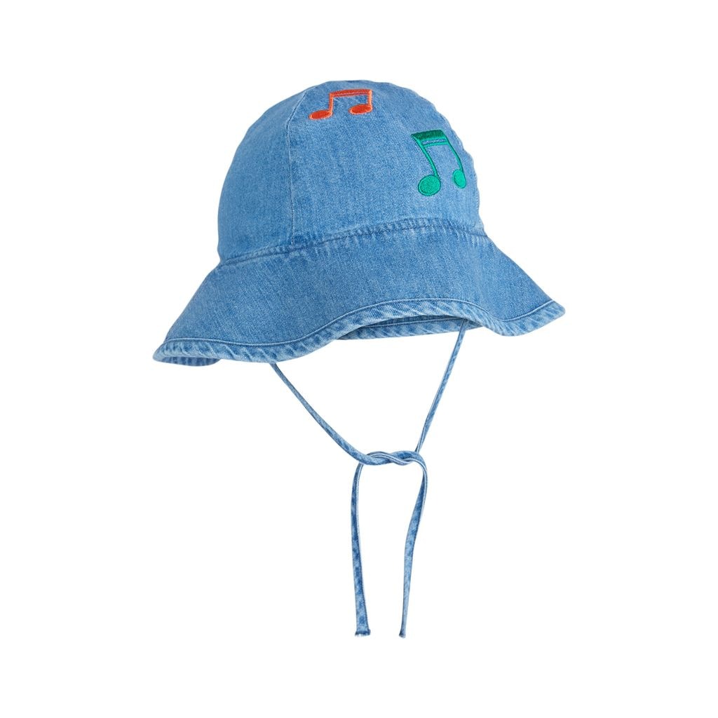 Note Sun Hat Blue