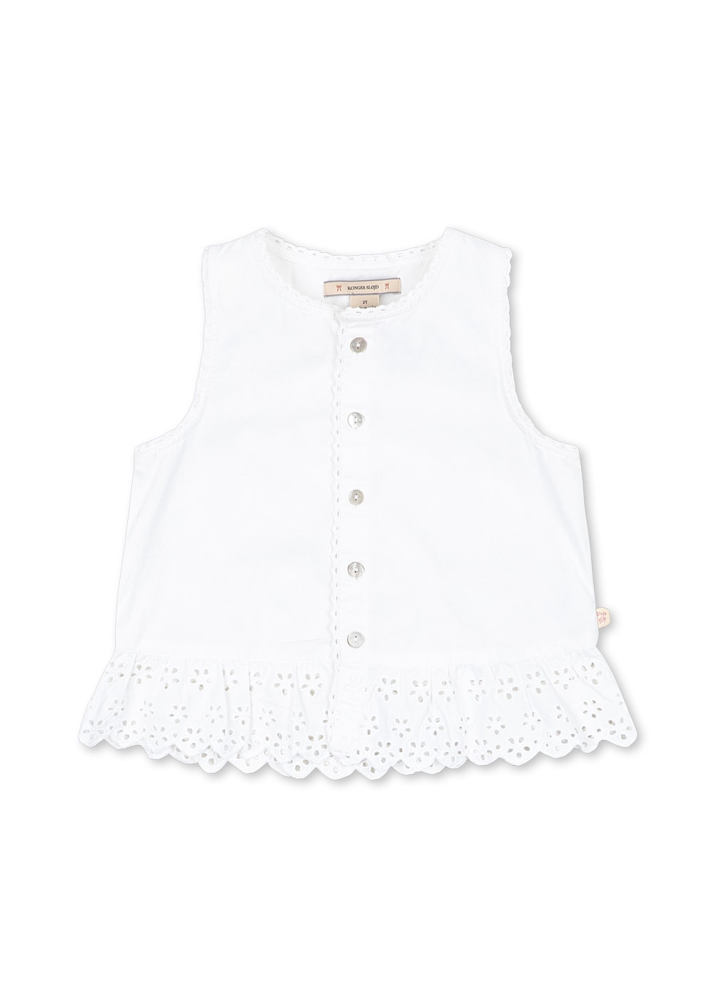 GOTS Evelina Topp Bright White 