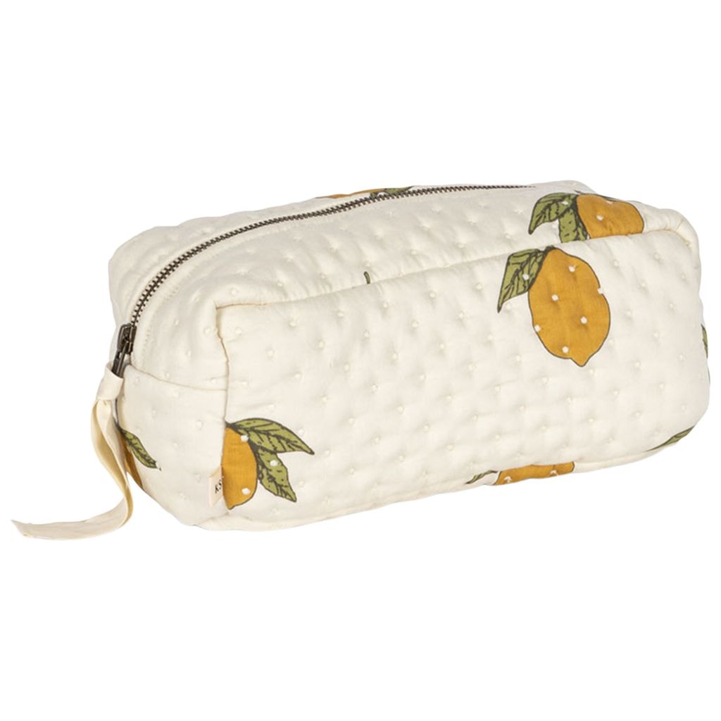 Small Quilted Toiletry Bag Mon Grand Citron