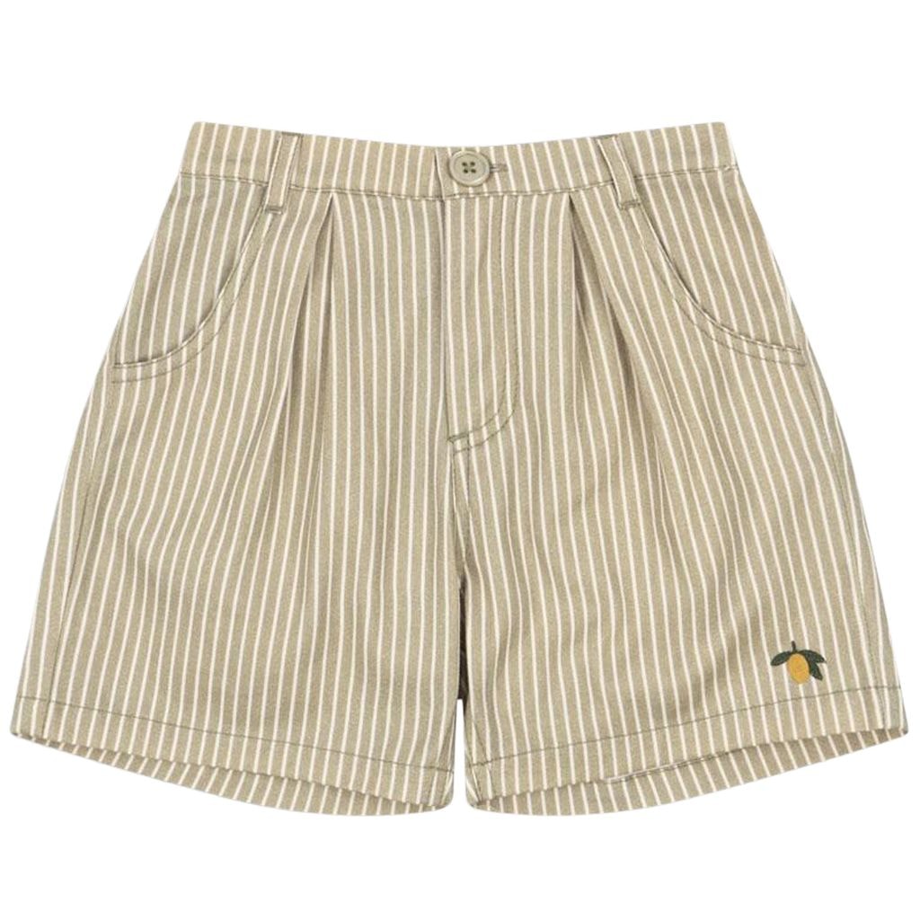 GOTS Frankie Shorts Tea Stripe