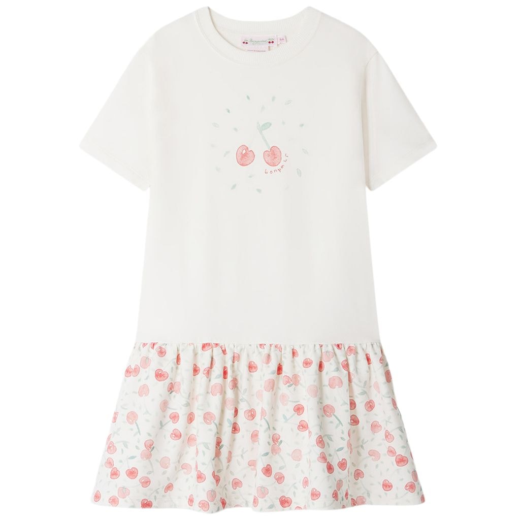 Amaia Printed Dress Cream