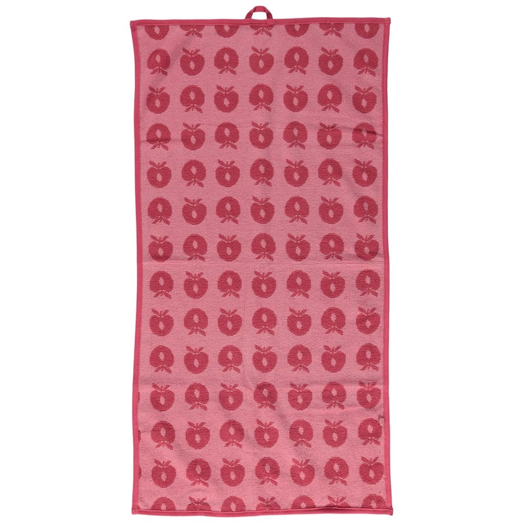Painettu Pyyhe Omenoilla Sea Pink