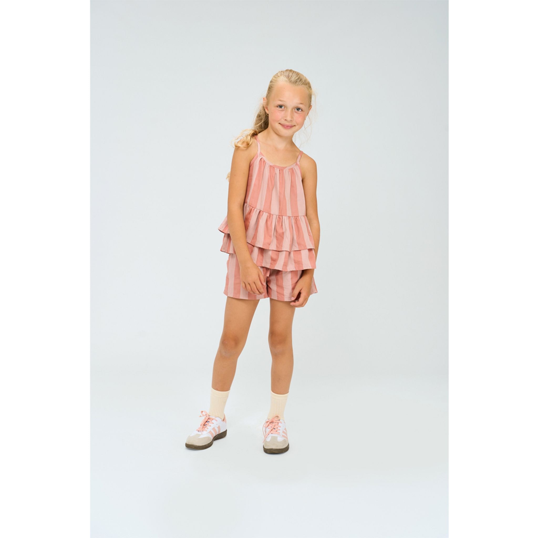 Ofelia Topp Old Rose Striped