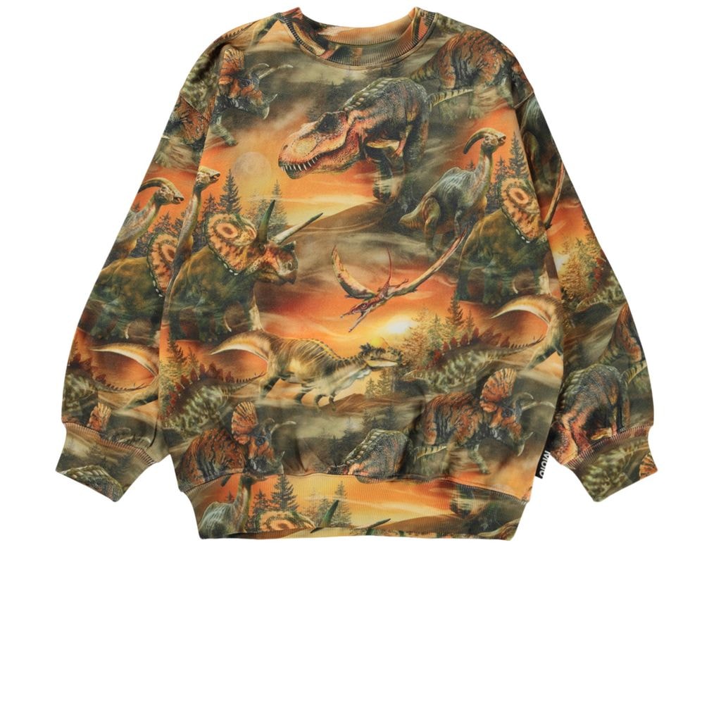 GOTS Monti Sweatshirt Dino Dusk