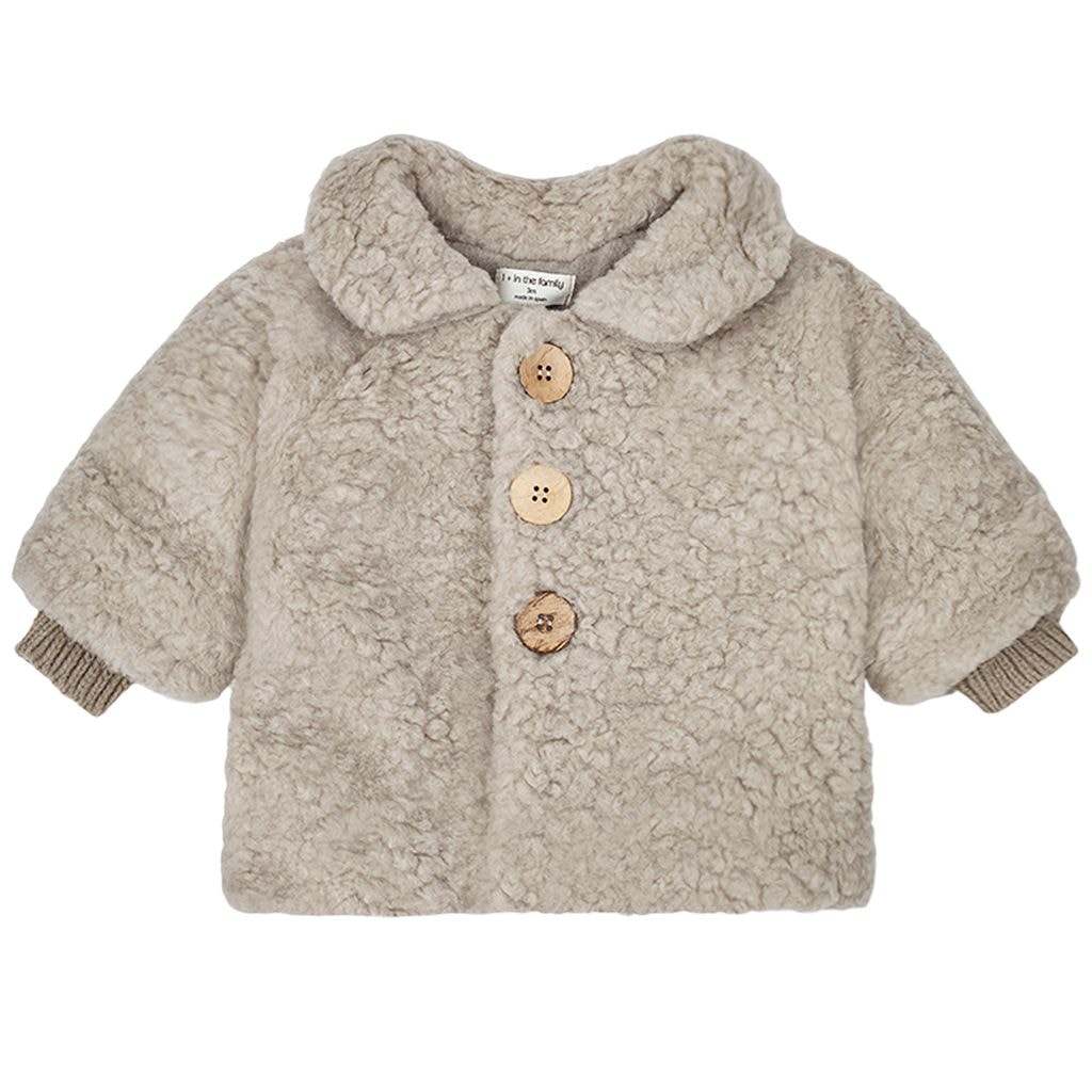 Nuna Shearling Jacket Taupe