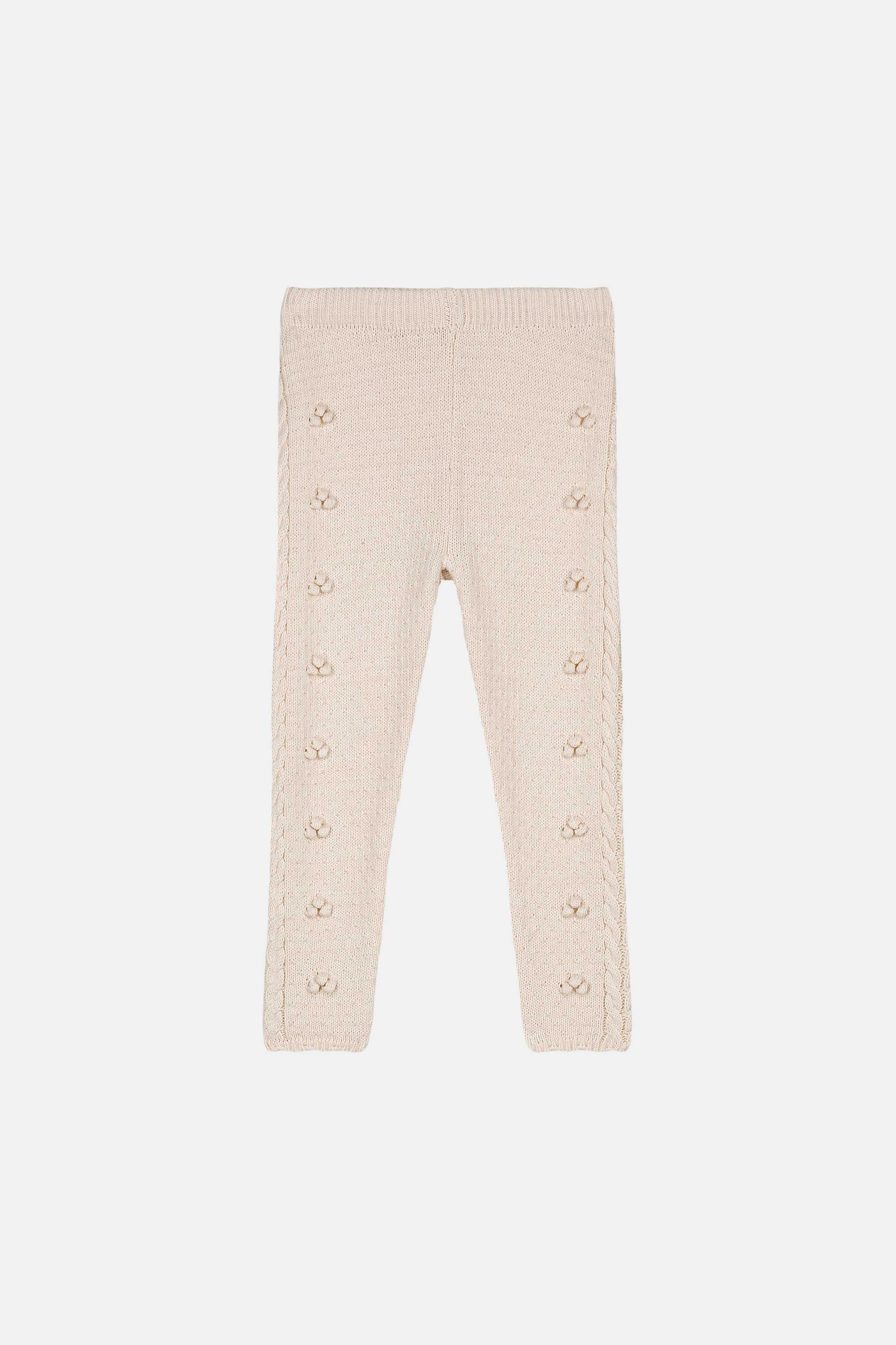 Molda Knitted Leggings Cream