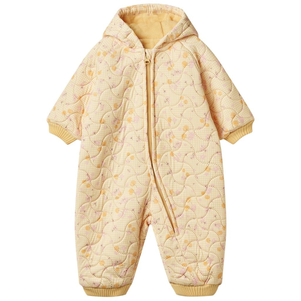 Cuddle Thermo Coverall Yellow Cherries