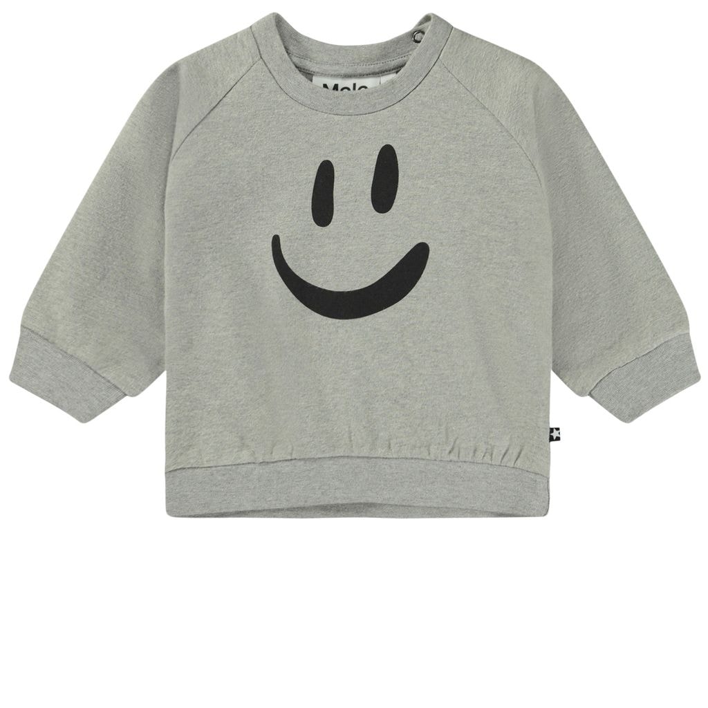 GOTS Disc Sweatshirt Gråmeleret