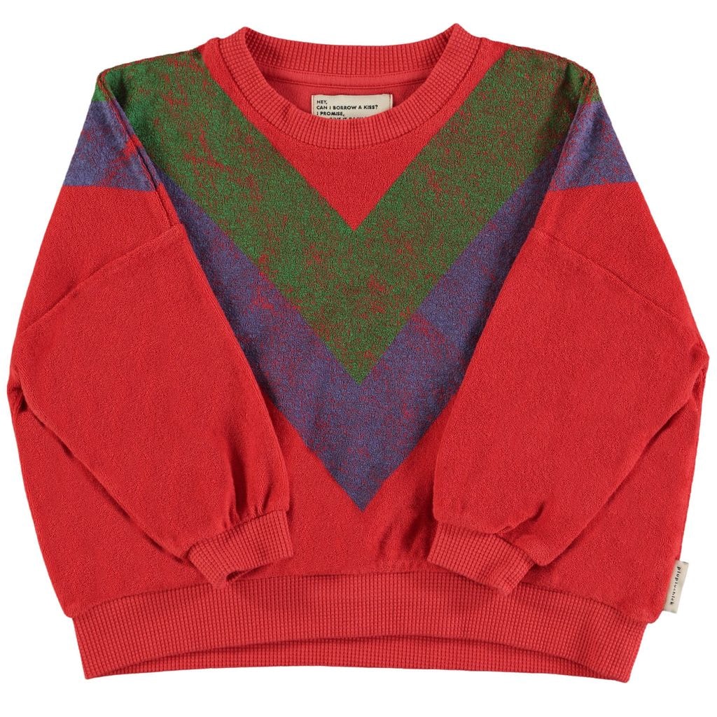 Sweatshirt With Print Red