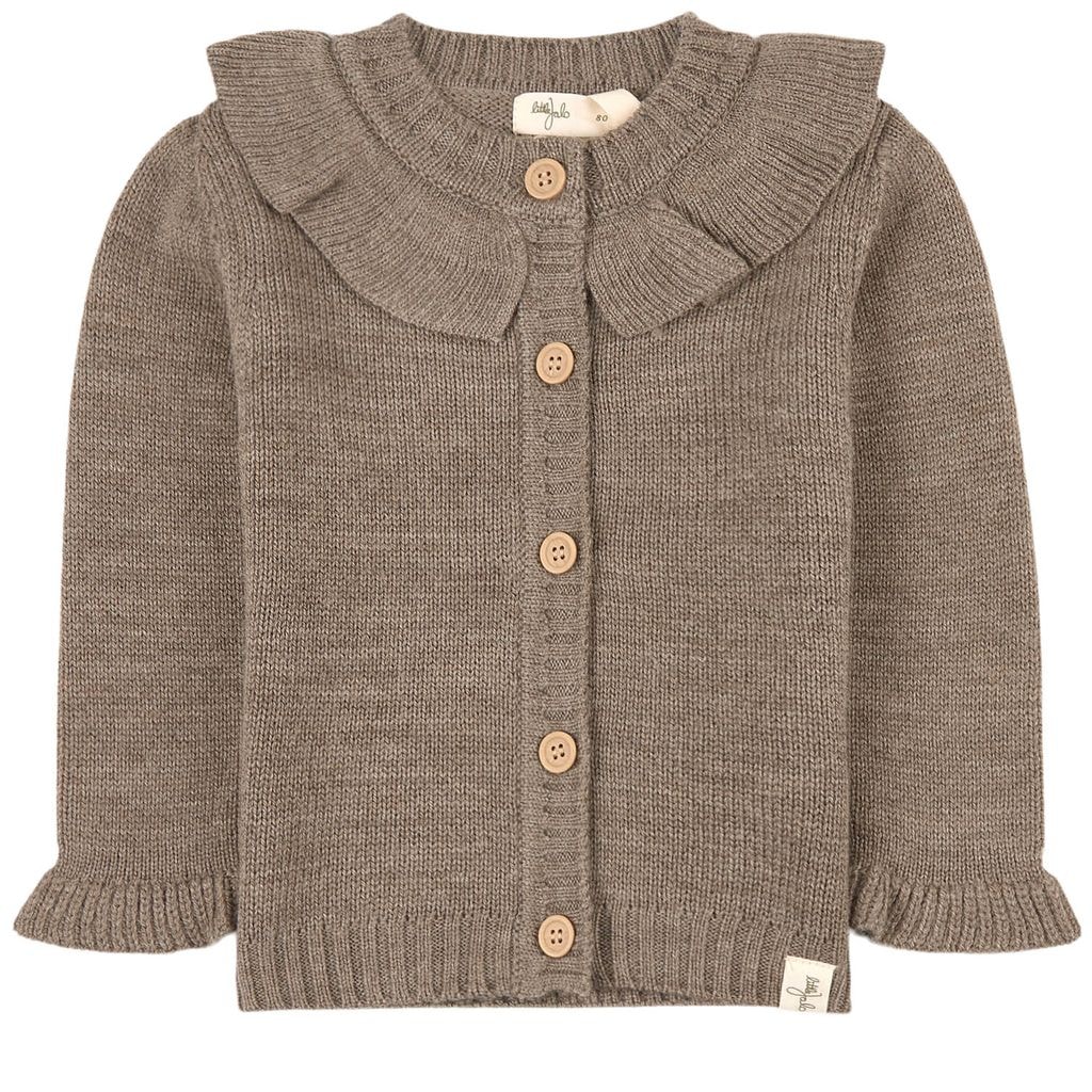 Flounce Neuletakki Wood Brown