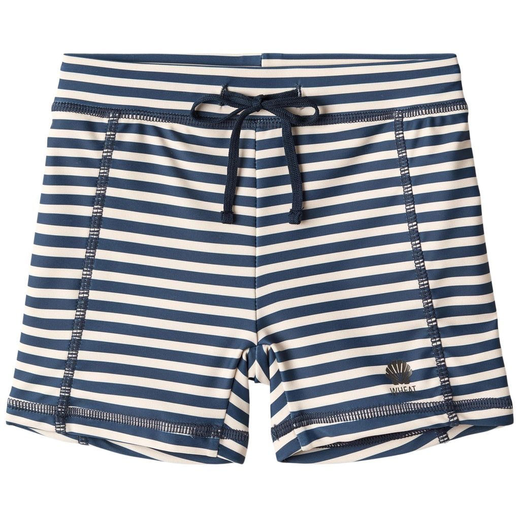 Ulrik Striped Swim Trunks Indigo