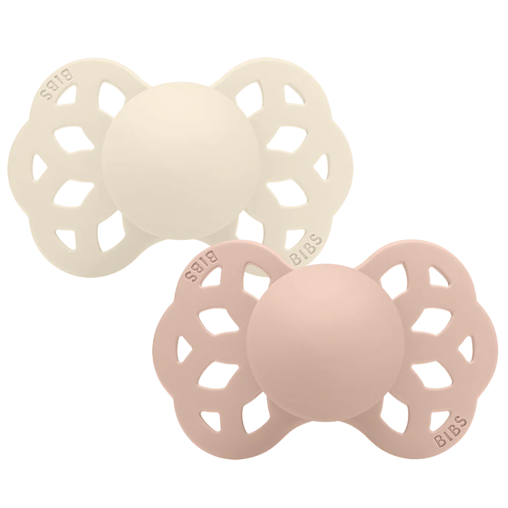 Infinity 2-pack Anatomiska Silikonnappar Ivory Blush
