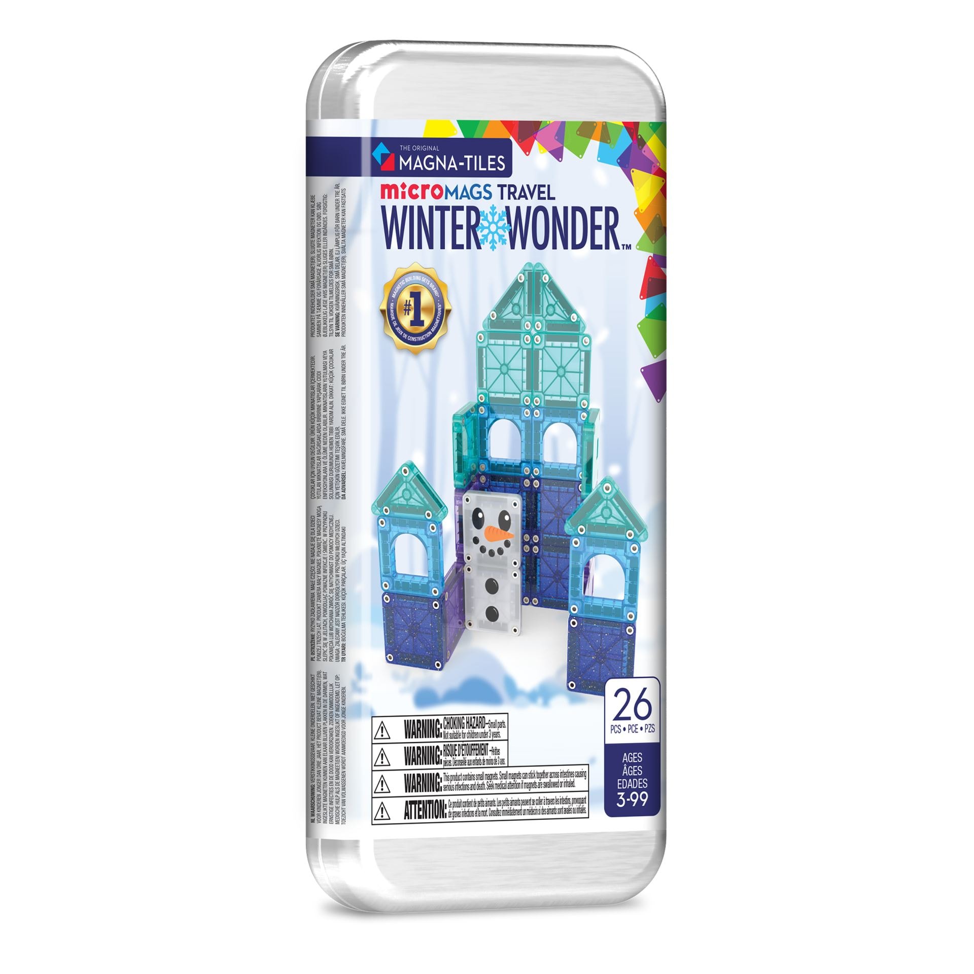 MicroMAGS Reisesett Med 26 Deler Winter Wonderland