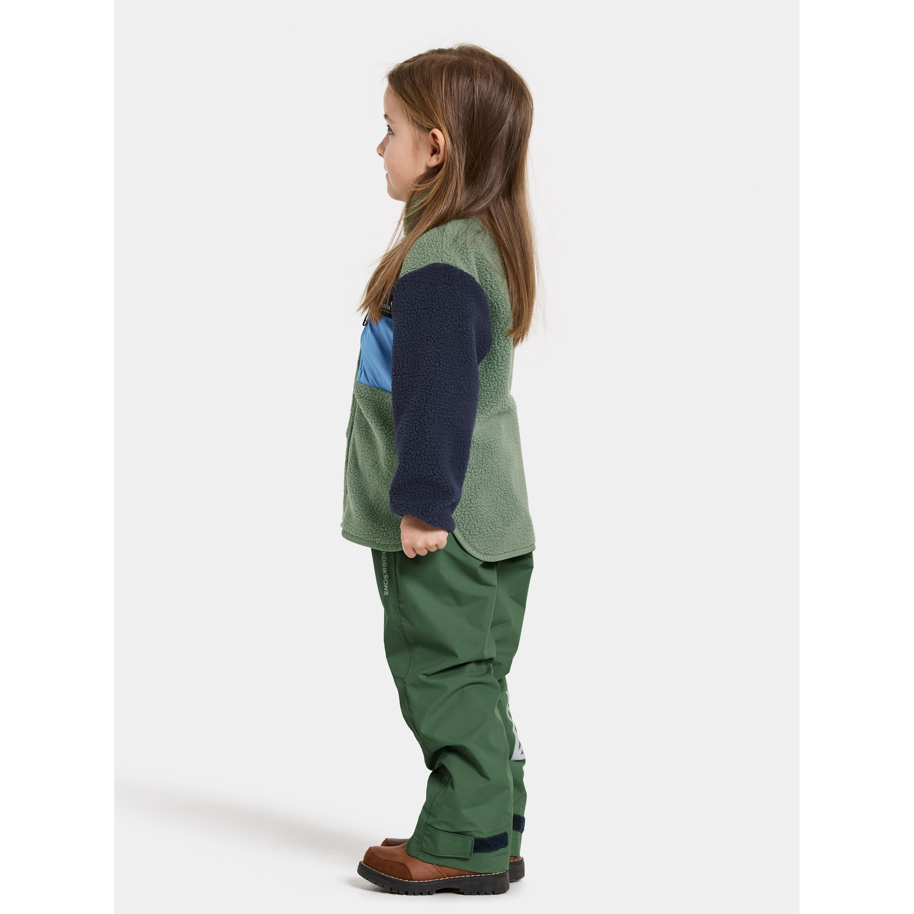 Anten Kids Jumper Med Hel Dragkedja Light Moss
