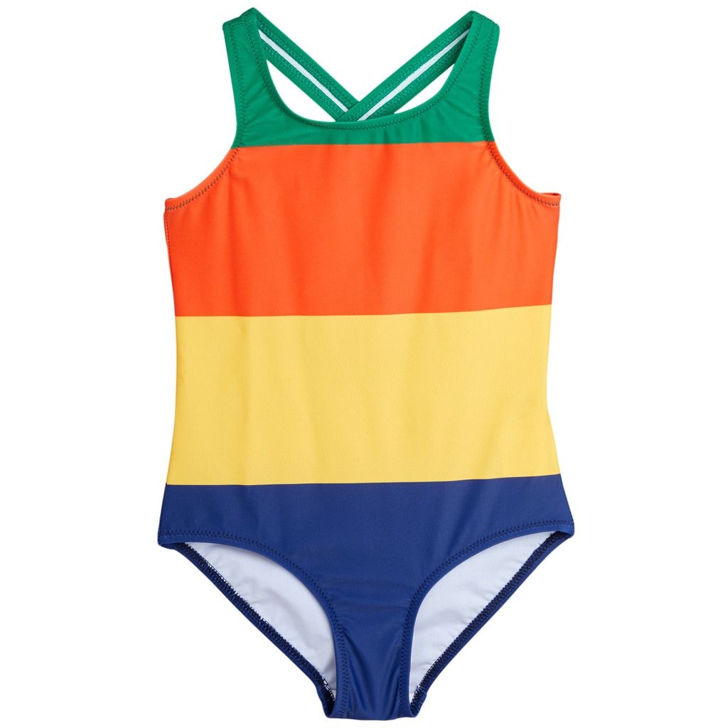 Striped Swimsuit Multicolor