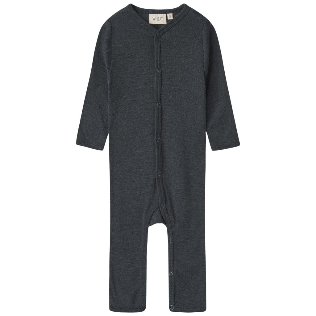 Pitkähihainen villahaalari Dusty Navy