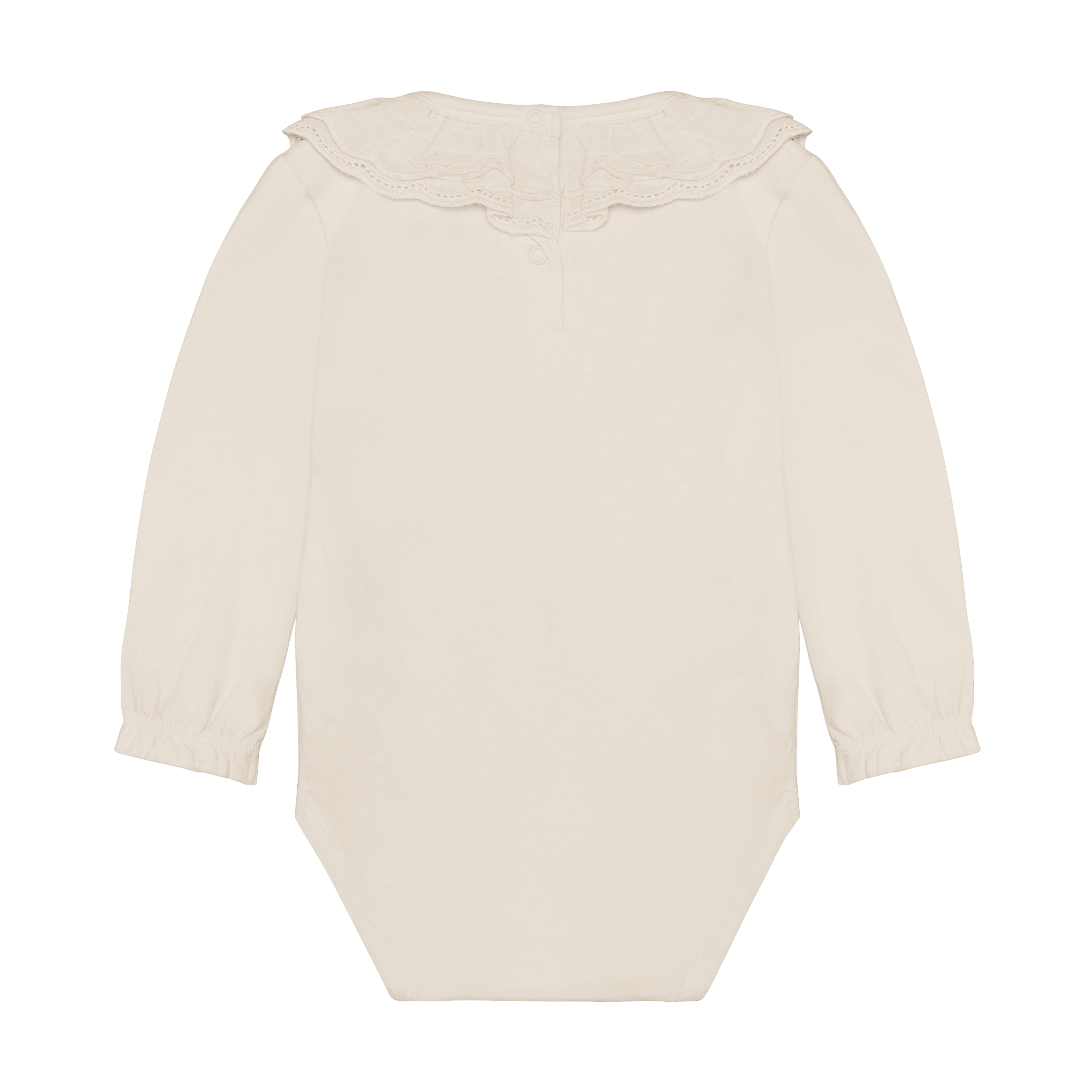 Långärmad Body Pearled Ivory