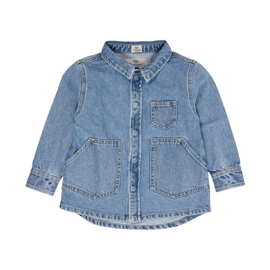 Jeansjacka Light Blue Indigo Washed
