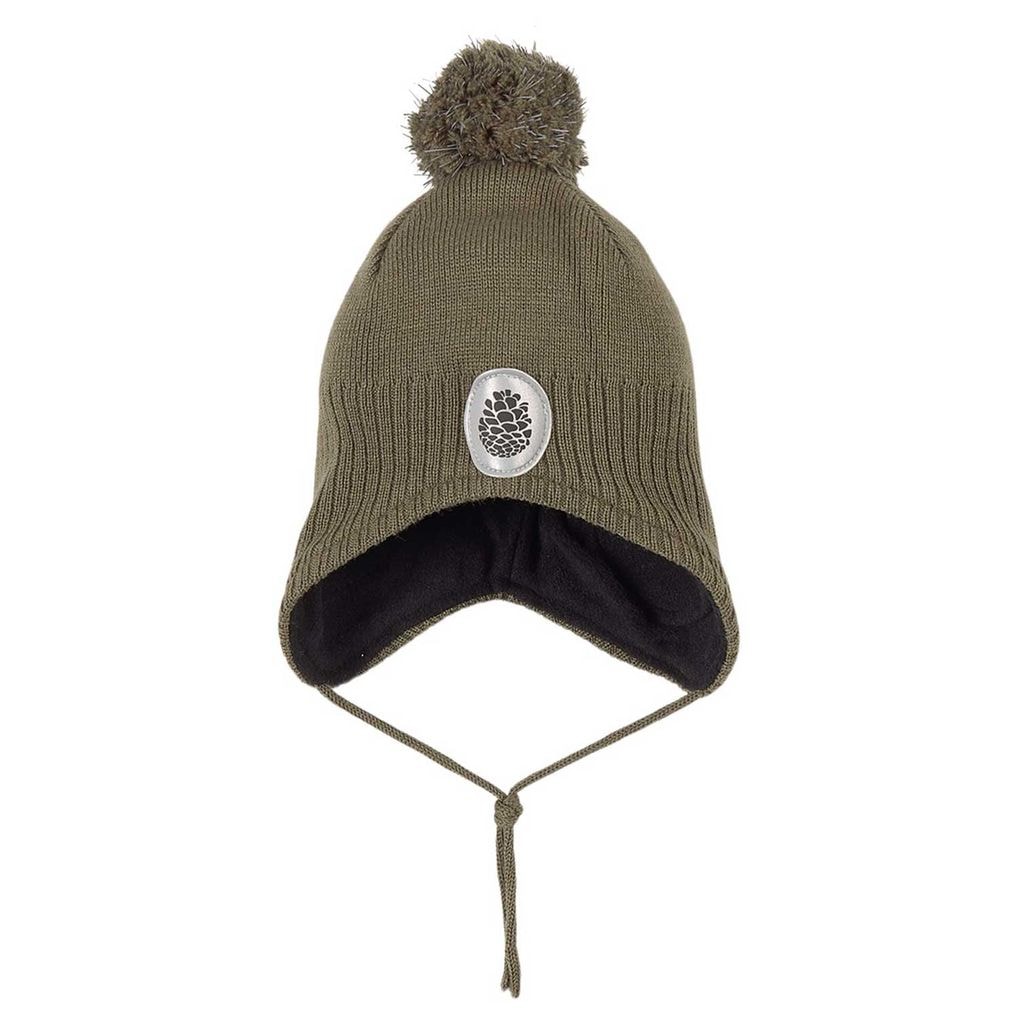 Kuling x Inspobyme Stickad Mössa Grön