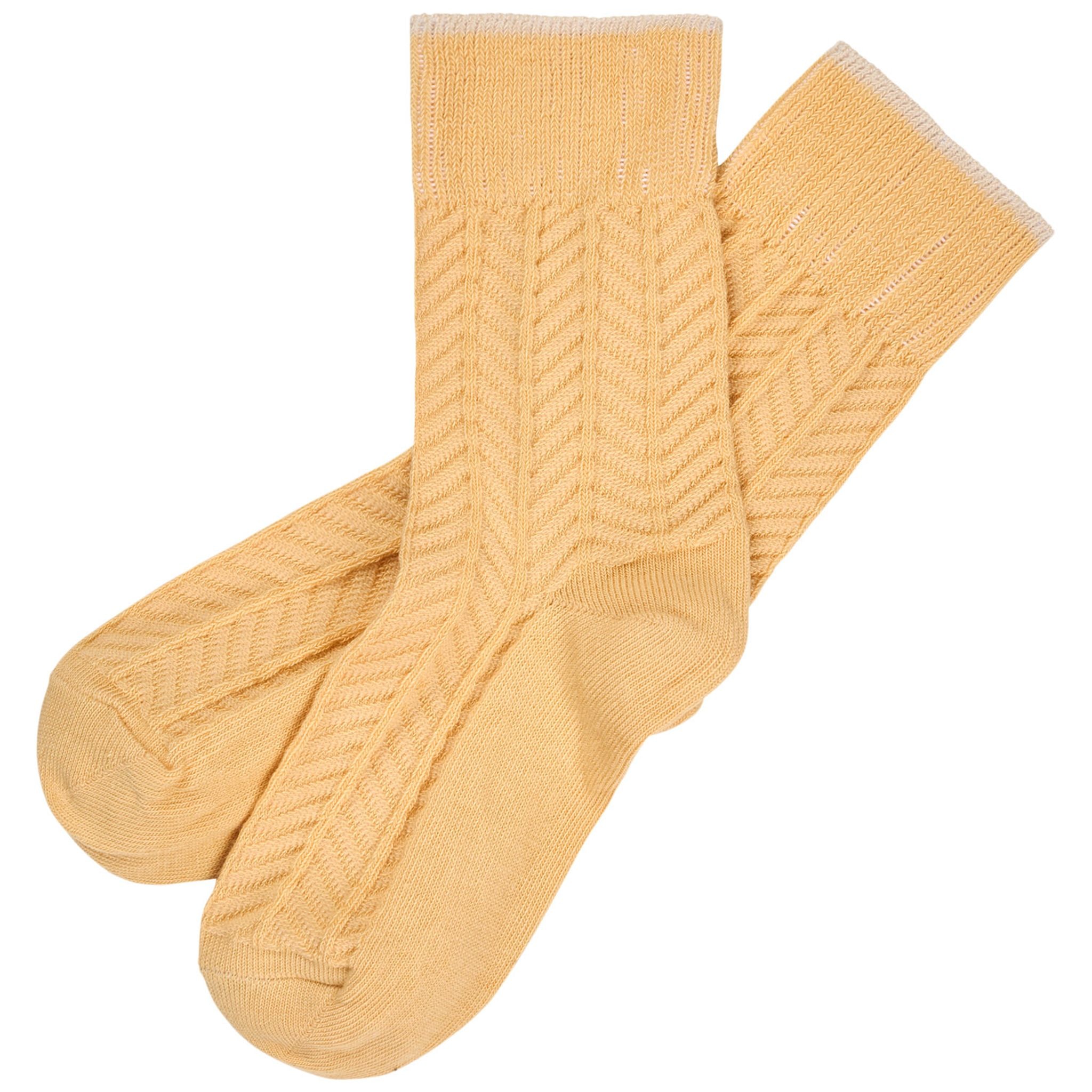 Herringbone Socks Vanilla