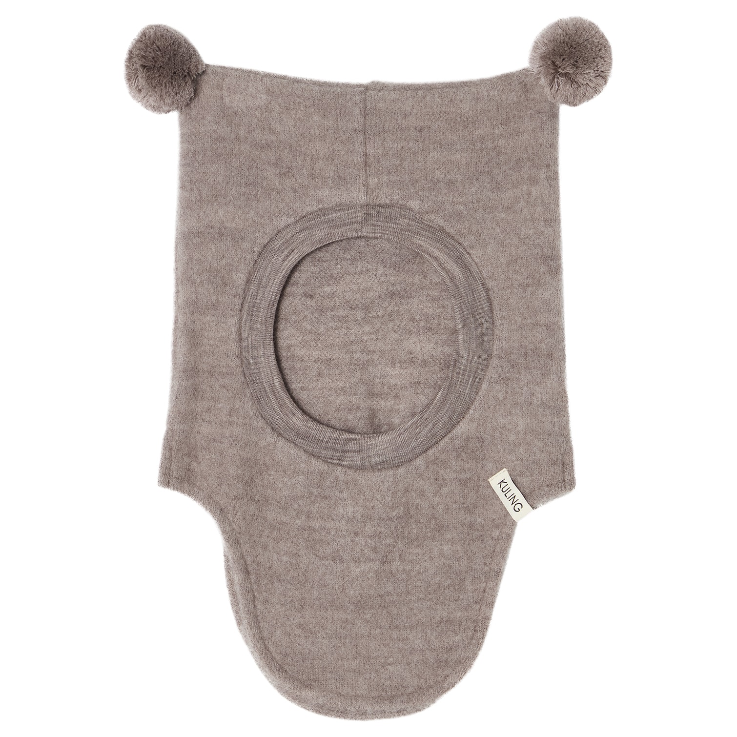 Adelaide Balaklava I Ull Brown Melange