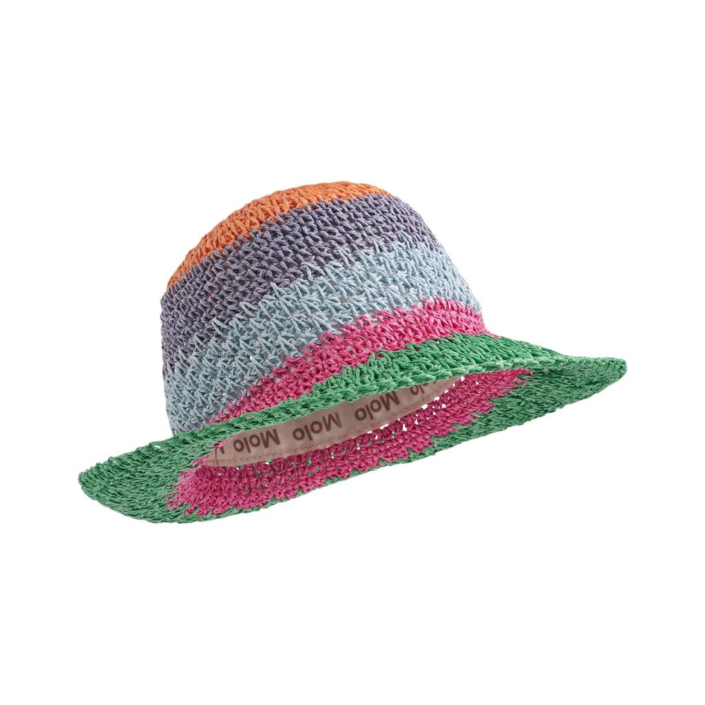 Striped Straw Hat Magic Fade