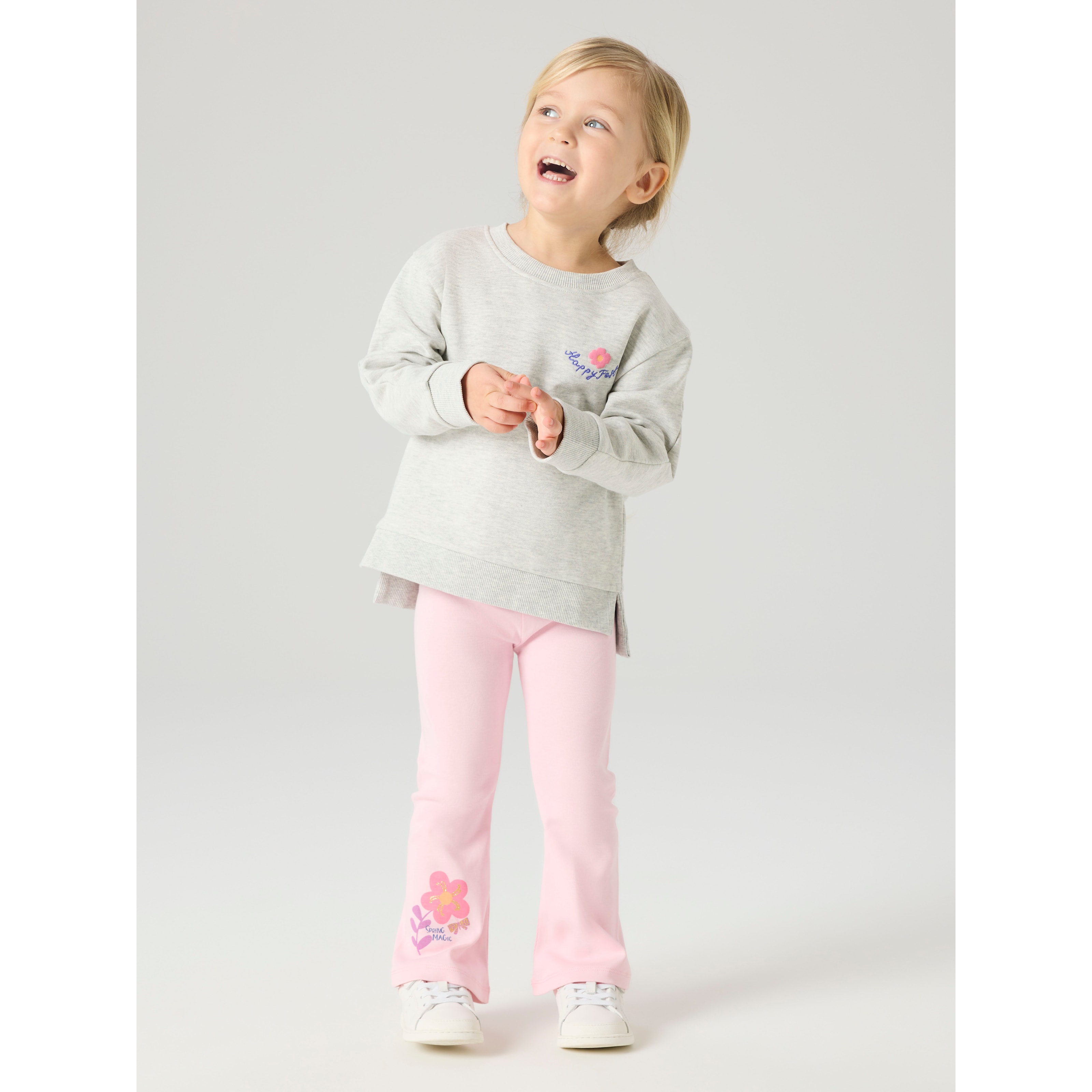 Funna Sweatshirt Light Grey Melange