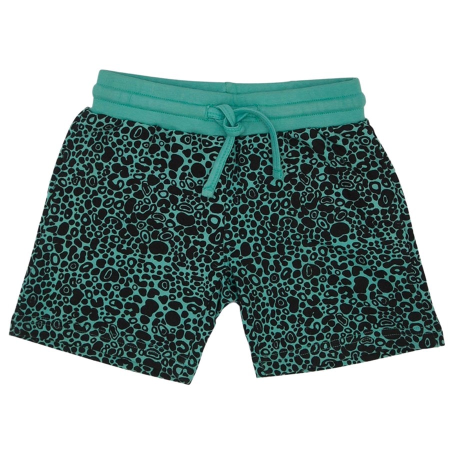 Shorts Leopard Green and Black