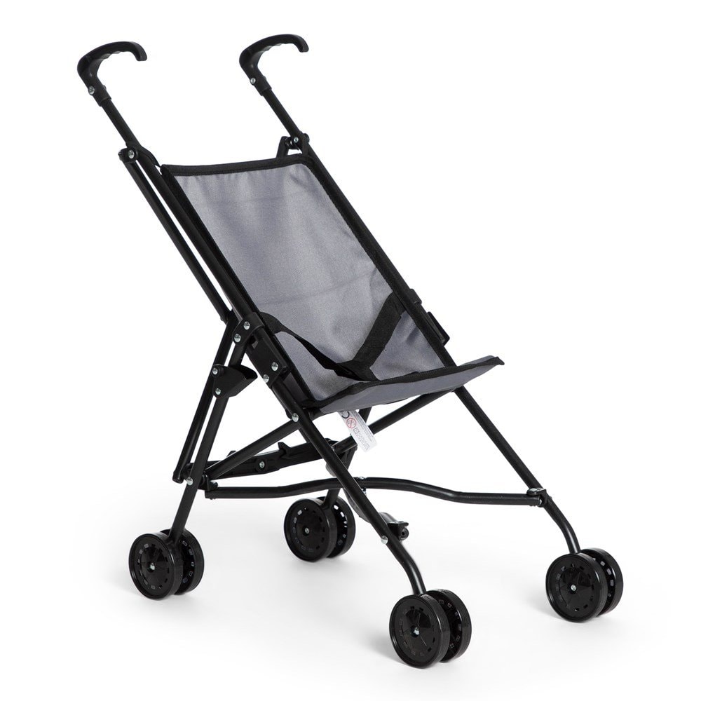 Mini Buggy Barnevogn til Dukker Grå