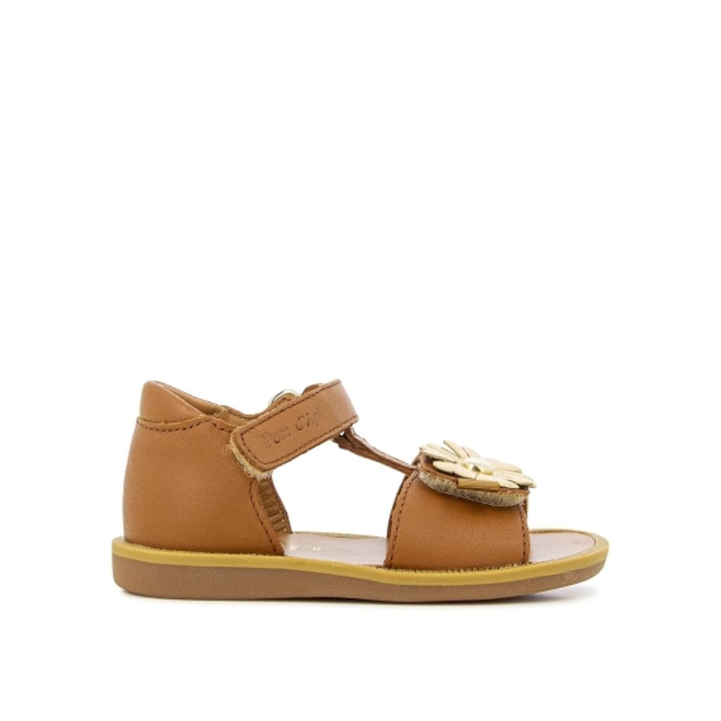 Poppy Daisy Sandals Camel