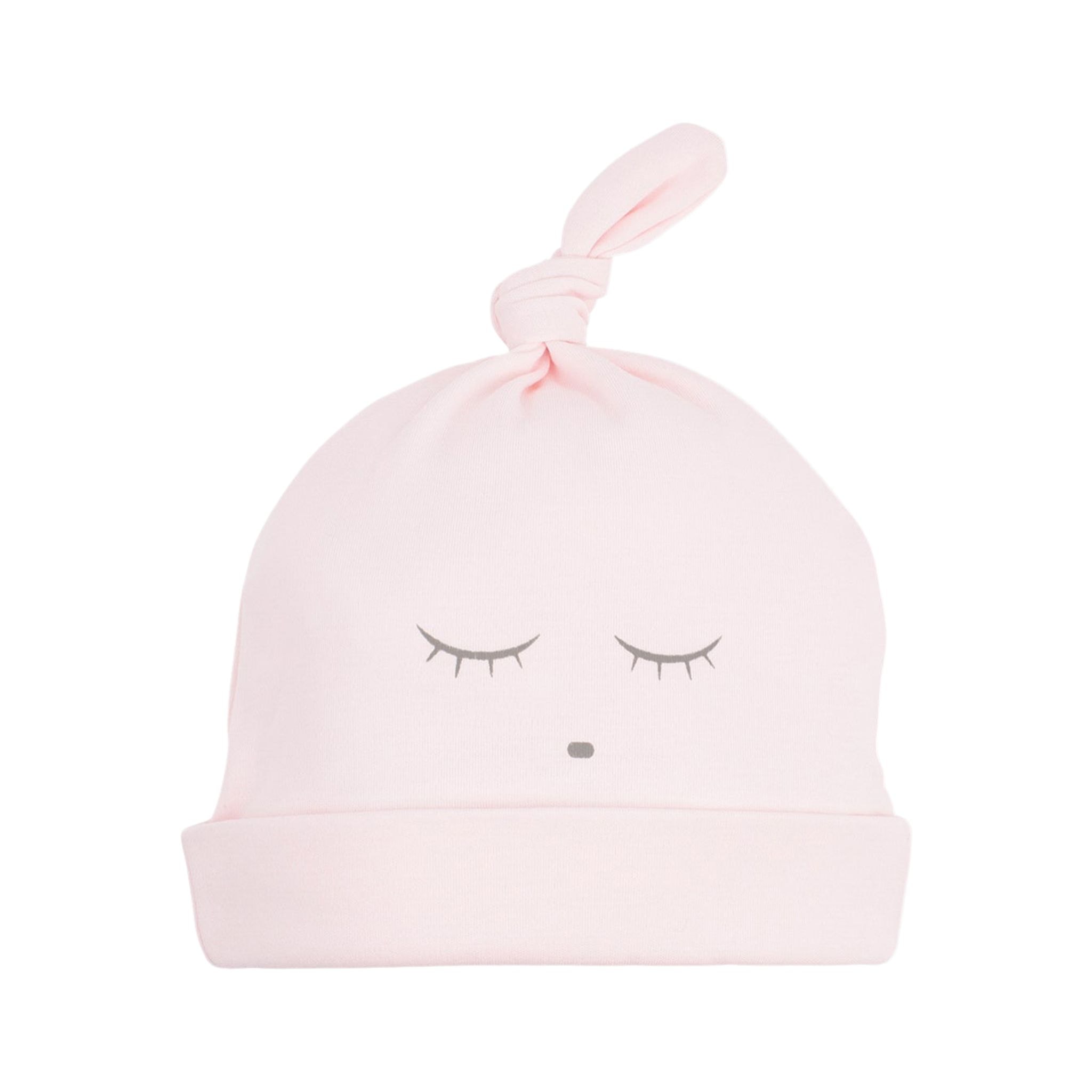 Sleeping Cutie Tossie Baby Hat Pink