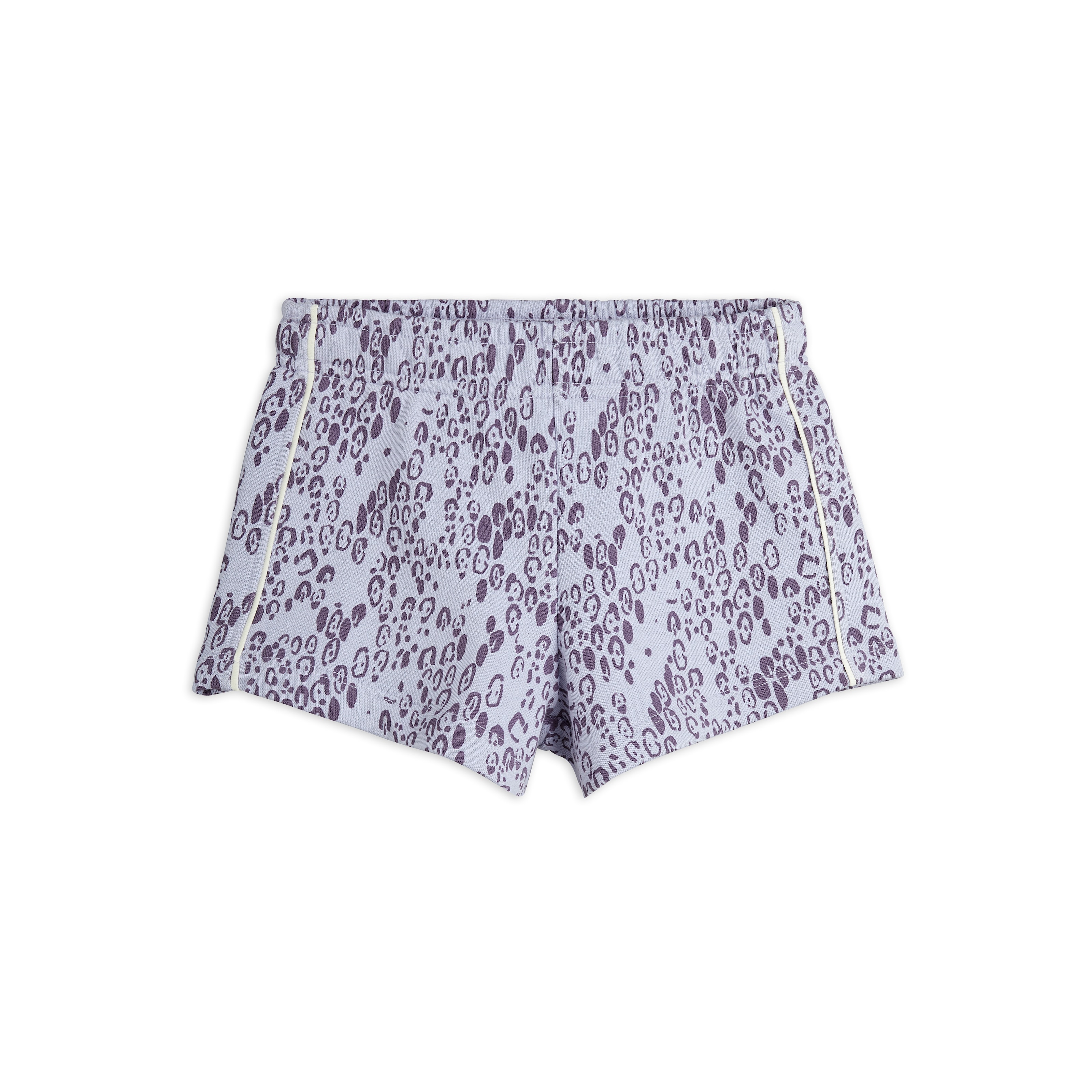 GOTS Mini Leopard Aop Sweatshorts Purple