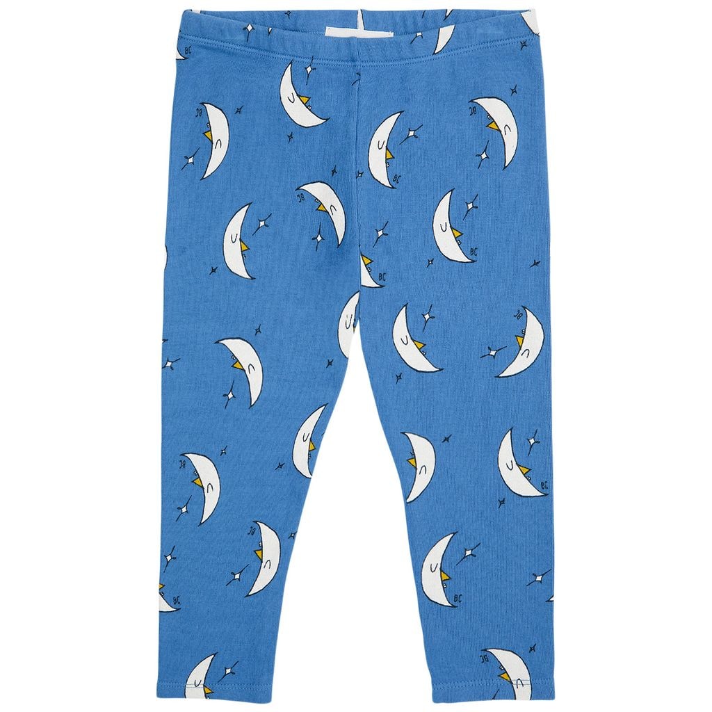 Beneath The Moon Mønstrete Baby-leggings Blå