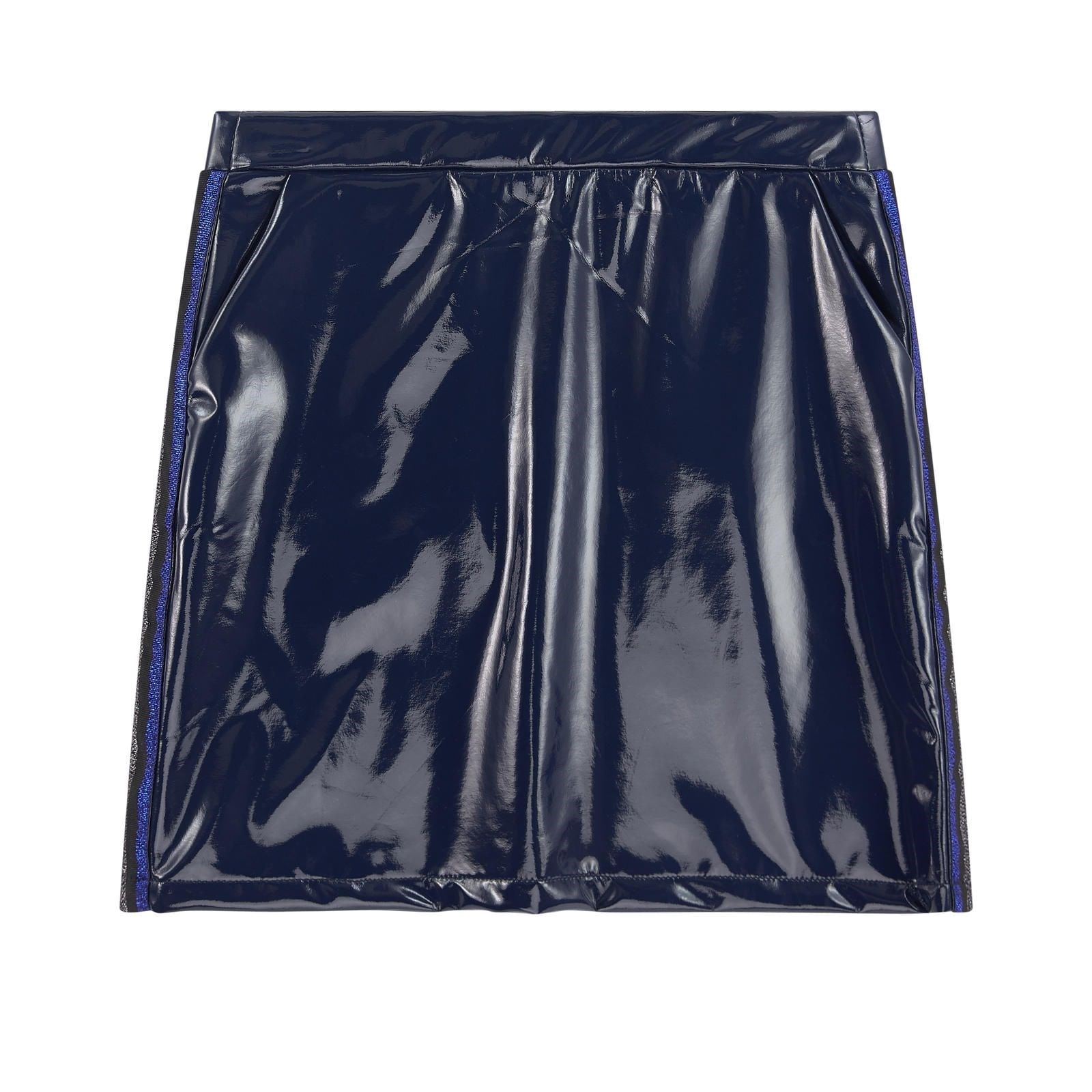 Coated Skirt Black