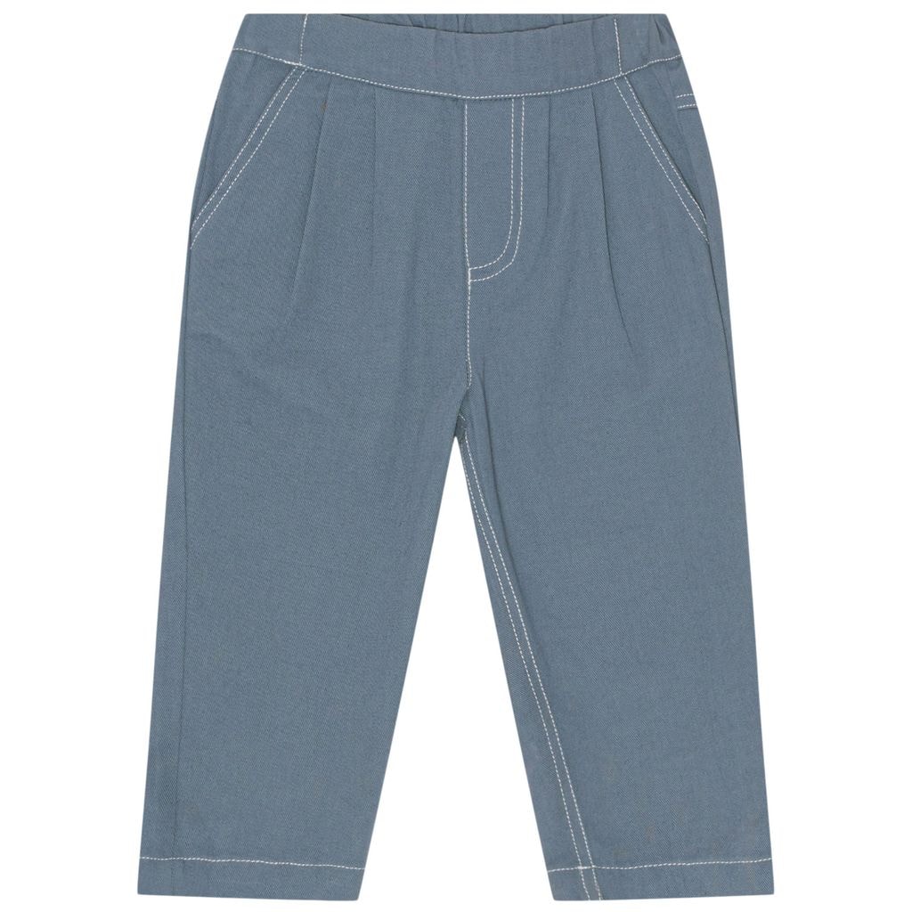 Max Pants Petrol Blue