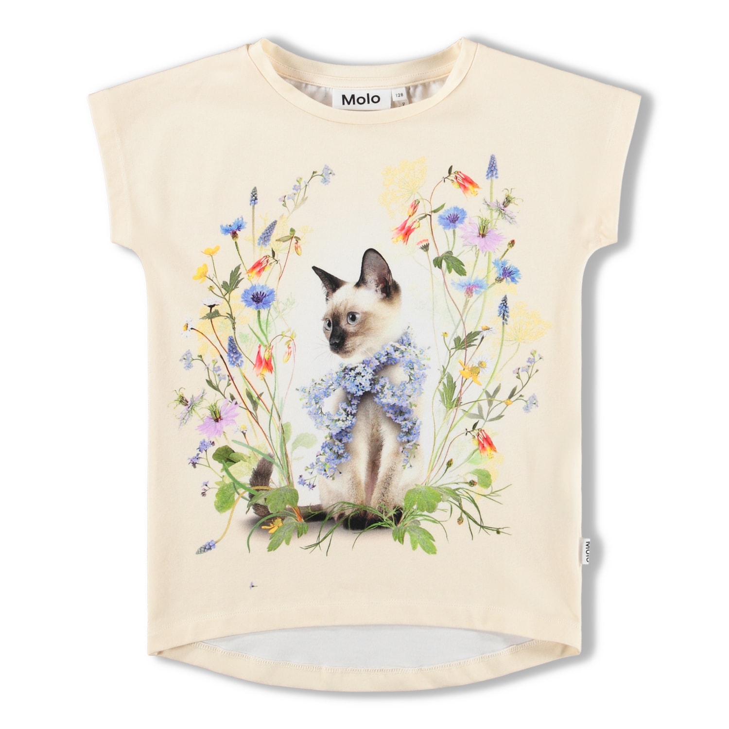 GOTS Ragnhilde Tee Nature Bow 