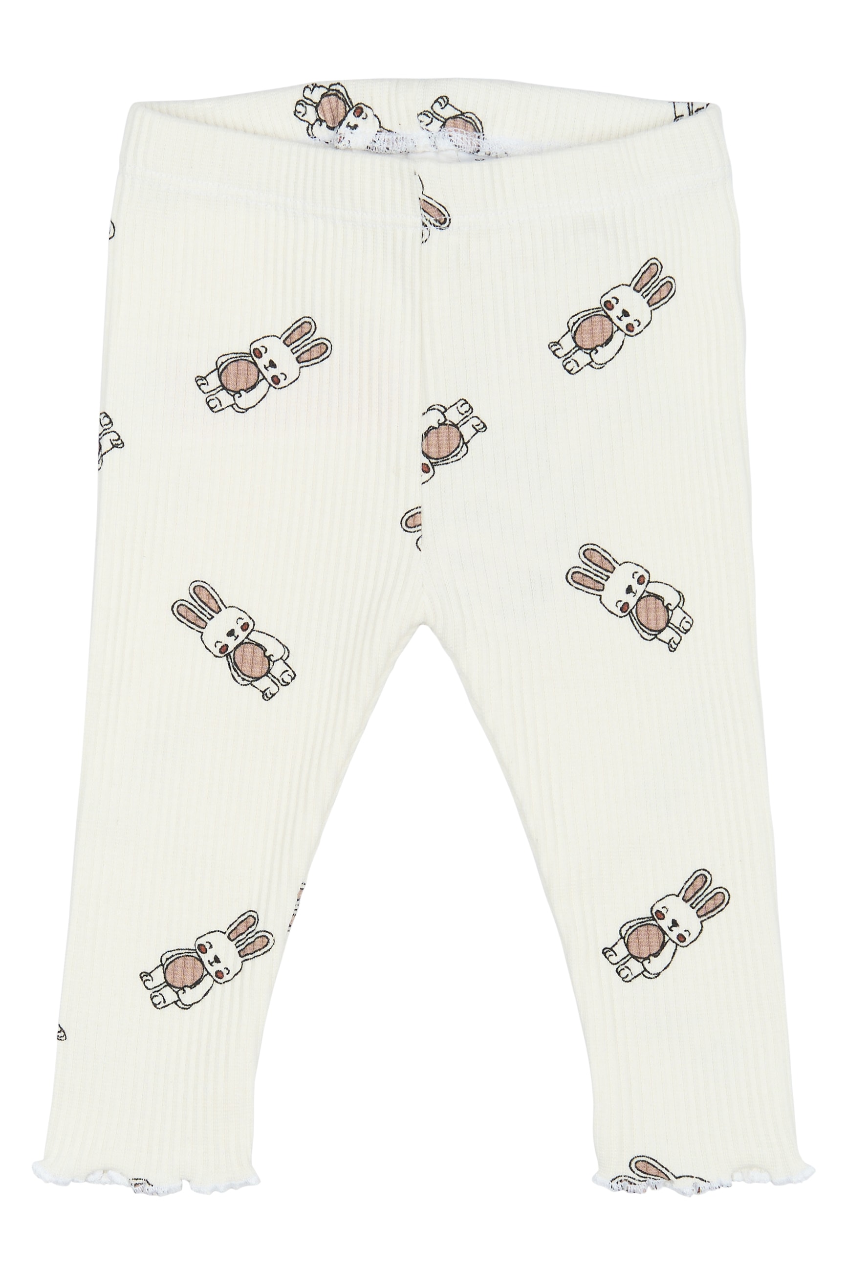 GOTS Pippa Leggings I Ribbe Cloud Dancer