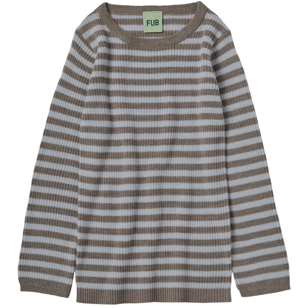 Rib Blouse Hazel Melange/Ice