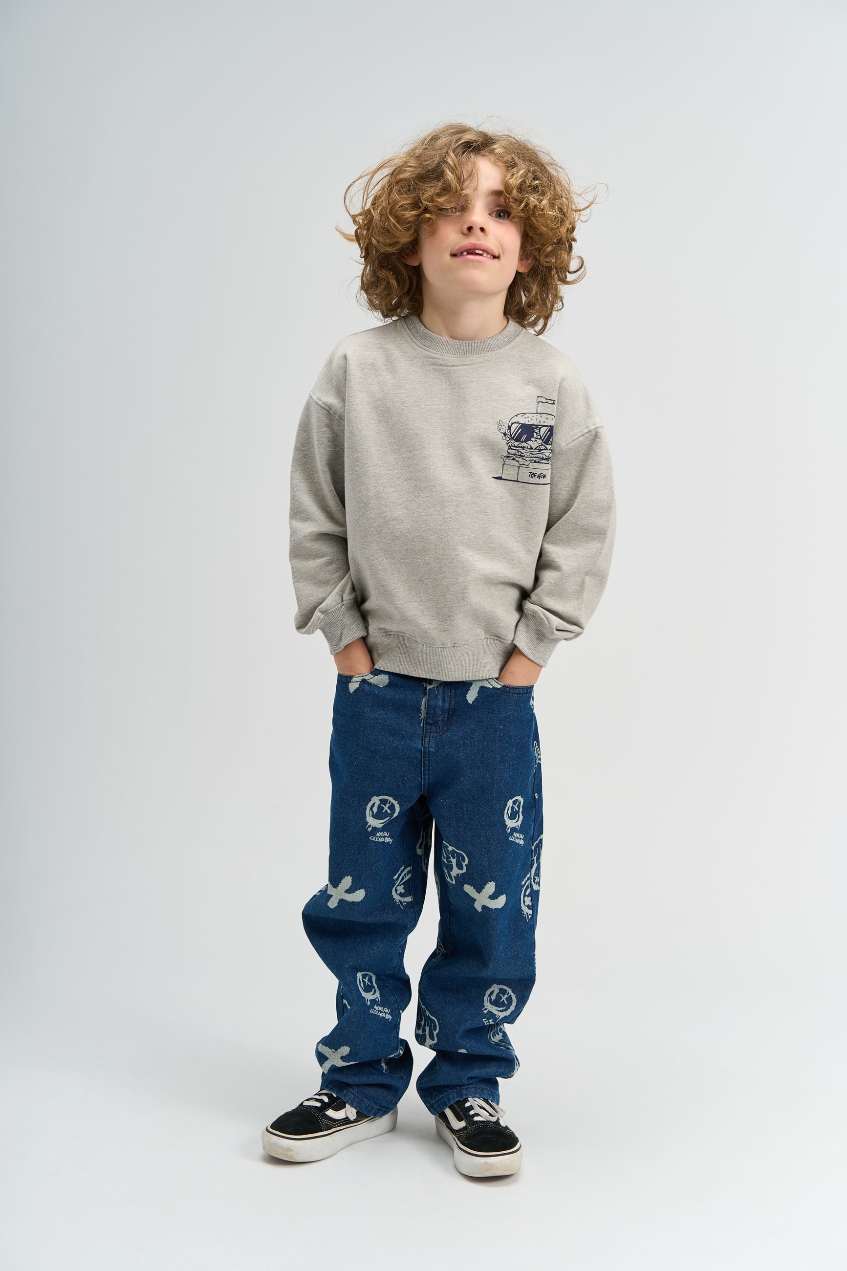Evie Sweatshirt Light Grey Melange