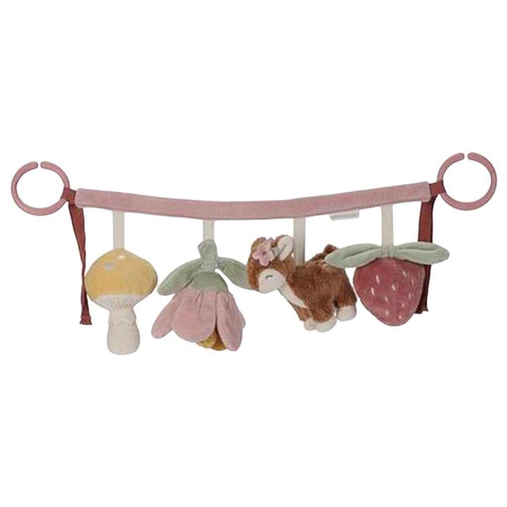 Stroller Chain Fairy Garden Pink