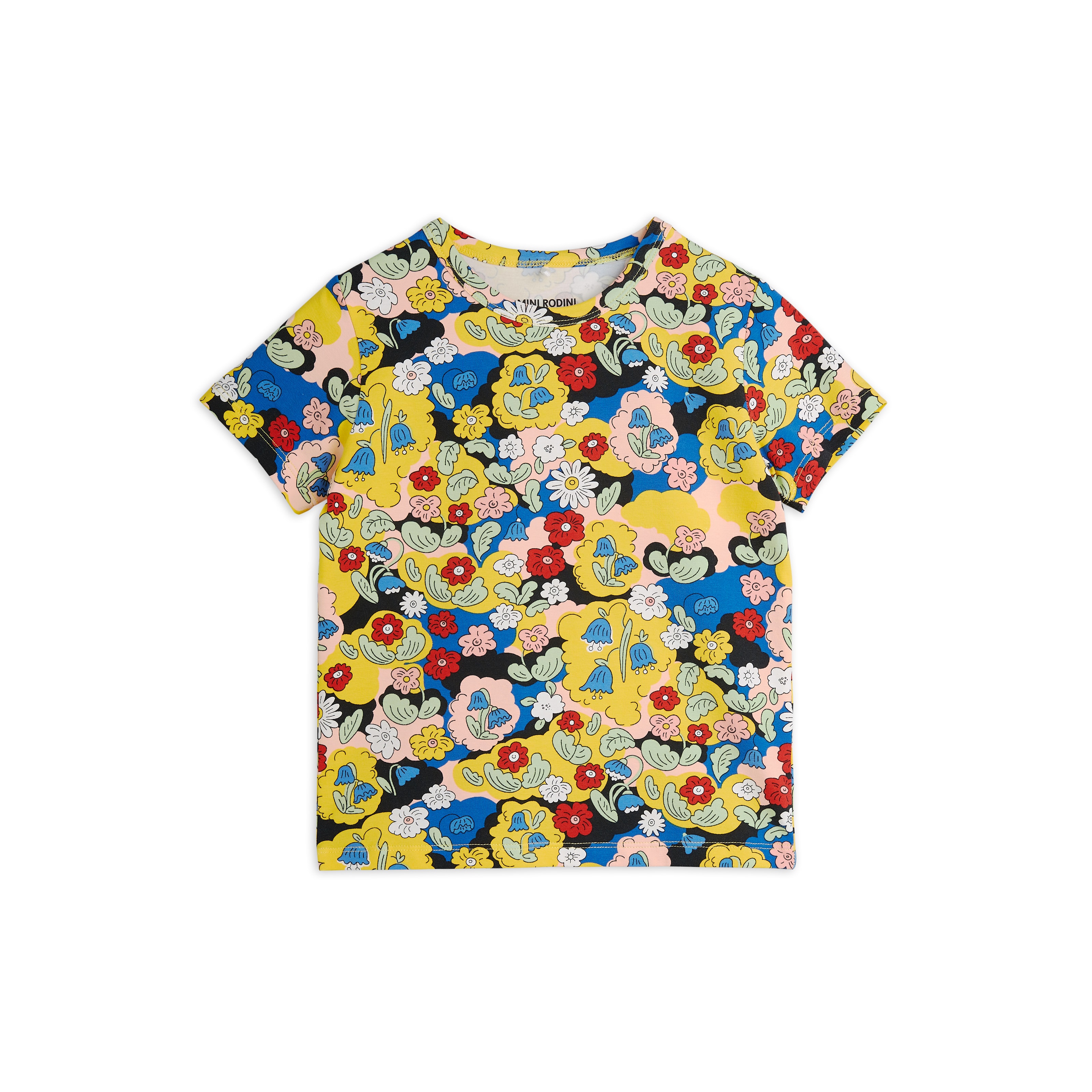 GOTS Flowers Aop Short-Sleeved Tee Multi